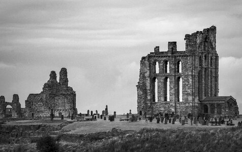 Masonry cemetery weathered