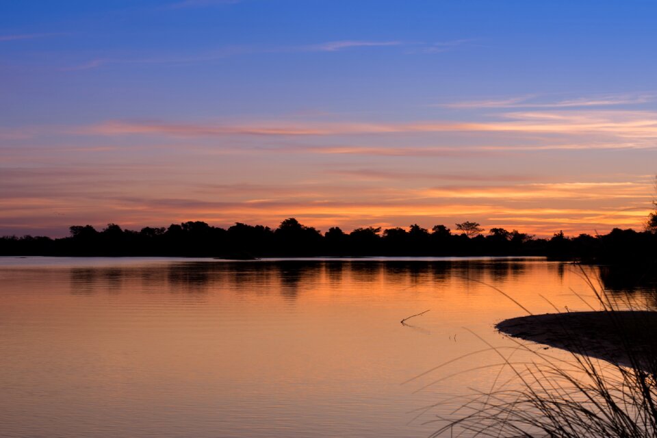 Nature panorama sunrise