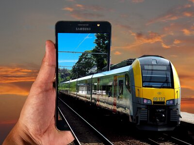 Railway smartphone mobile