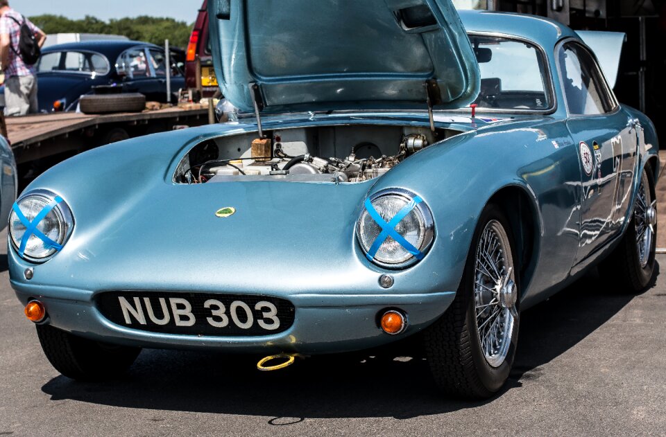 Sports car vintage old