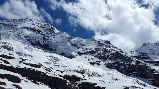 Switzerland glacier snow photo