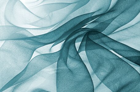 Fabric transparent blue