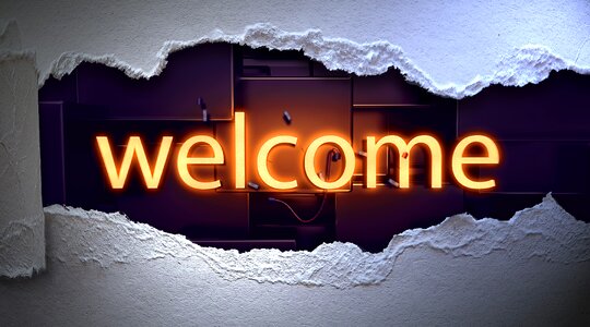 Neon font neon paper