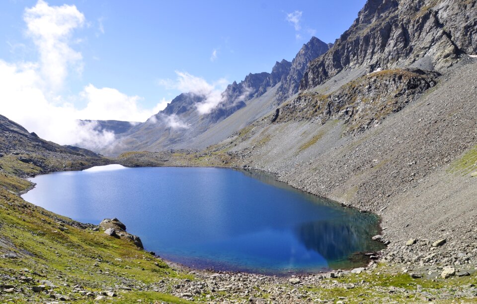 Mountains summer water