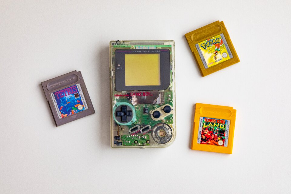 Transparent handheld console