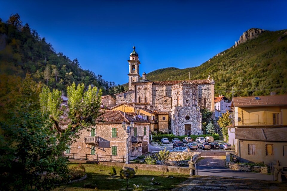 Idyllic architecture cityscape