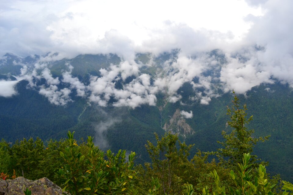 Mountain sky panoramic