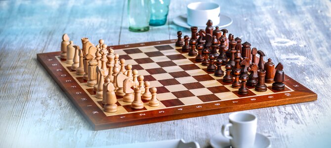 Chess pieces board game chess game photo
