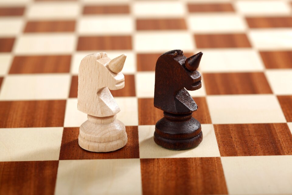 Chess board chess pieces board game