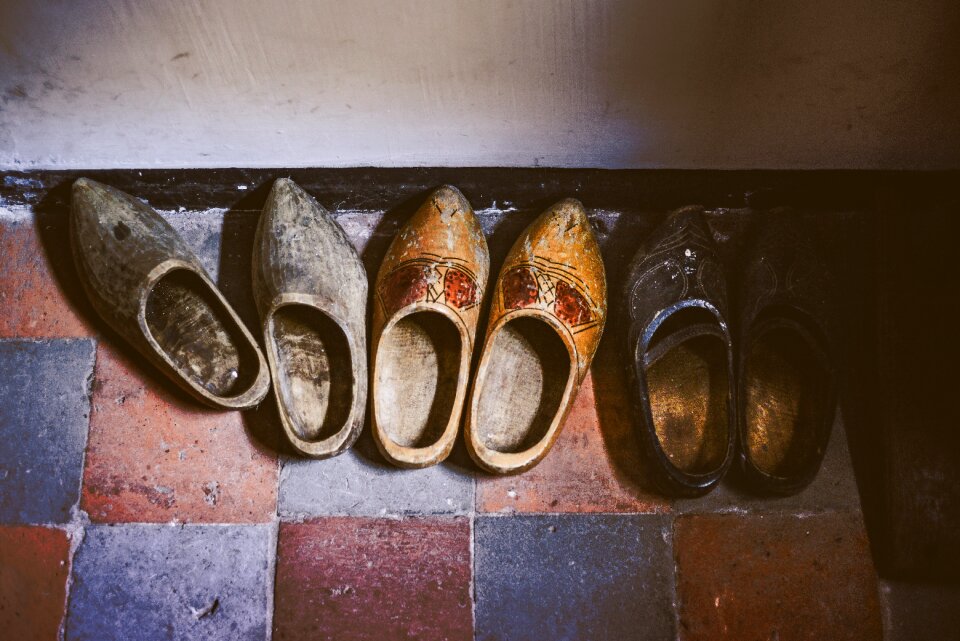 Wood wooden footwear