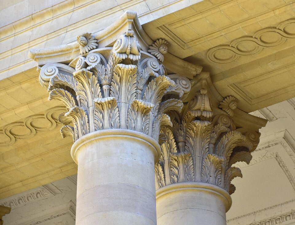 Architecture old pillar