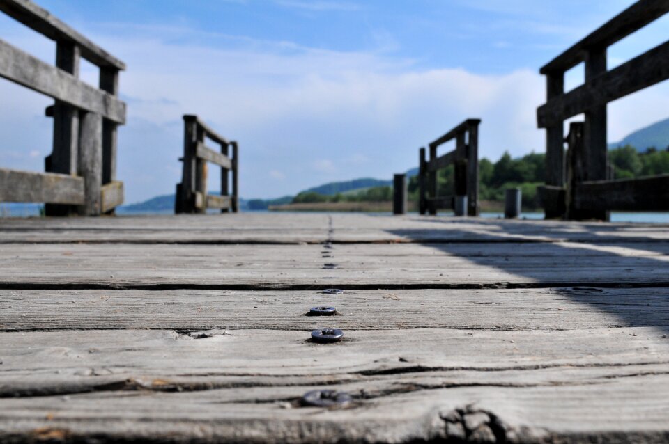 Water boardwalk nature