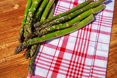 Asparagus time plant green