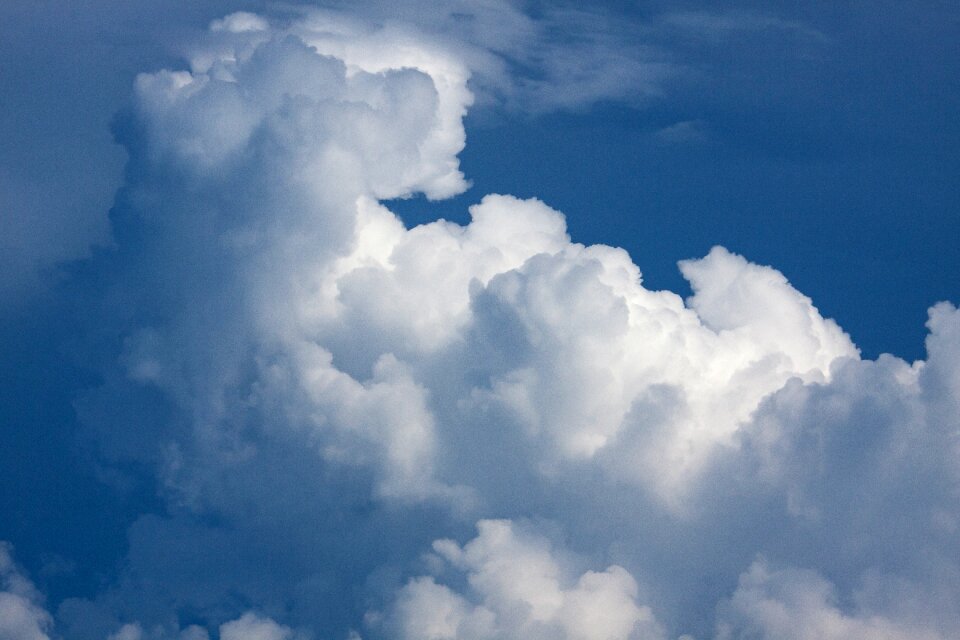 Mood cumulus clouds dramatic