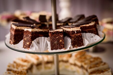 Brownies snack chocolate photo