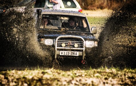 The vehicle off-road rally off roader photo