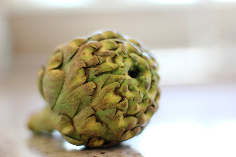 Healthy artichoke vegetarian