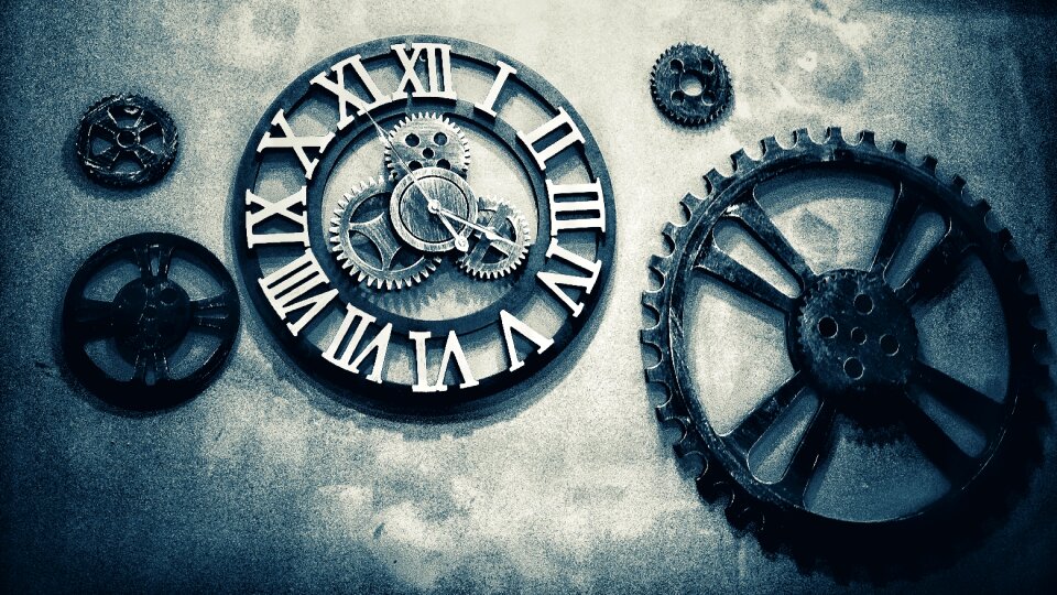 Clock machine clockwork photo