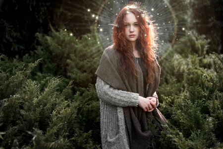 Girl nature female