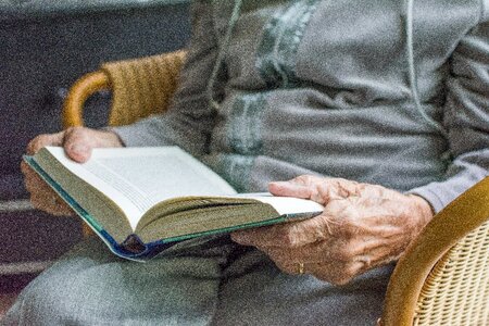 Adult hands elderly photo