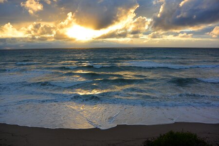 Mystical dramatic dusk photo