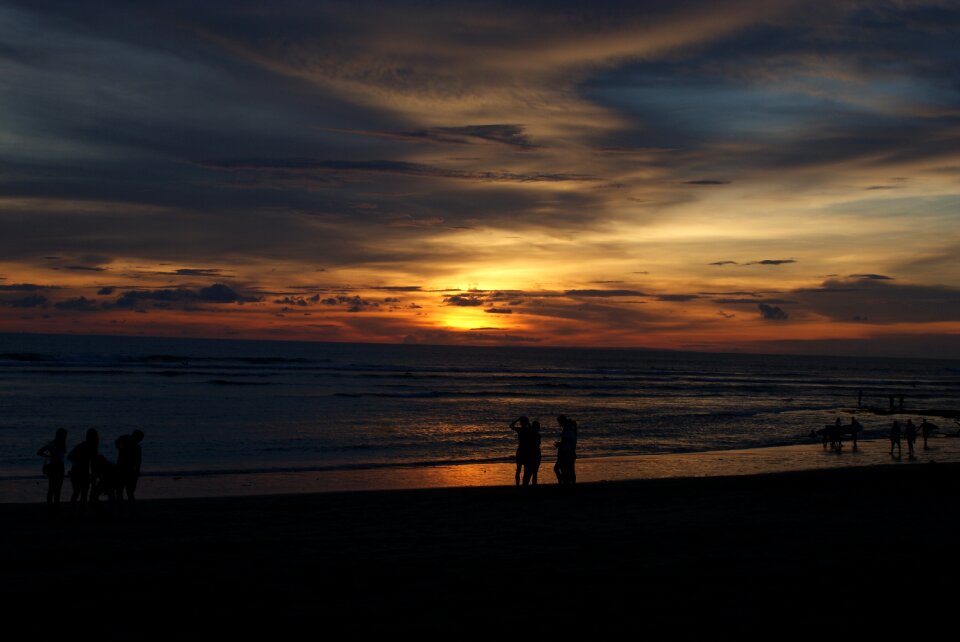 Beach sunset bali