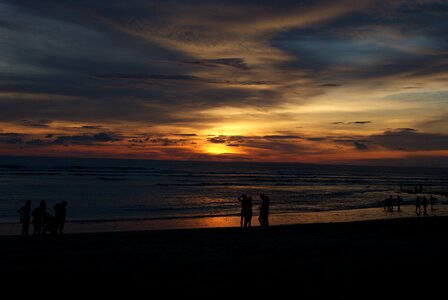 Beach sunset bali