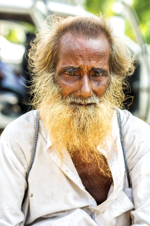 Homeless human male