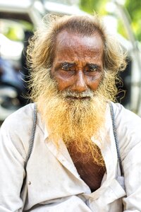 Homeless human male photo