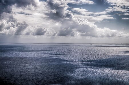 Mediterranean sea sky seascape photo