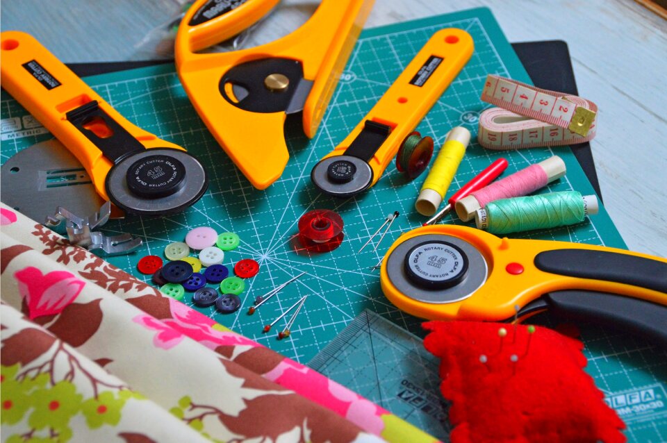 Buttons clipboard sewing
