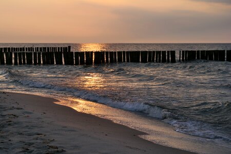 Sunset coast abendstimmung photo