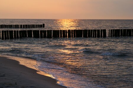 Sunset coast abendstimmung photo