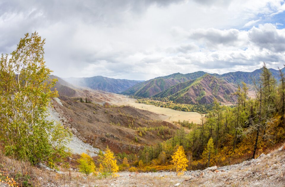 Autumn landscape travel