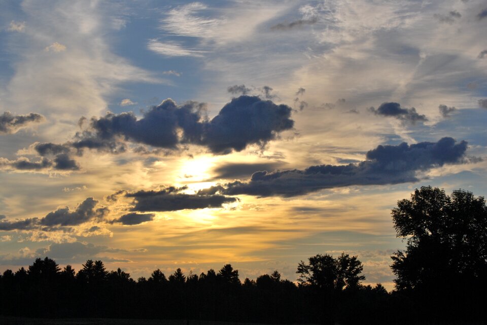 Sky cloudy sky sun photo