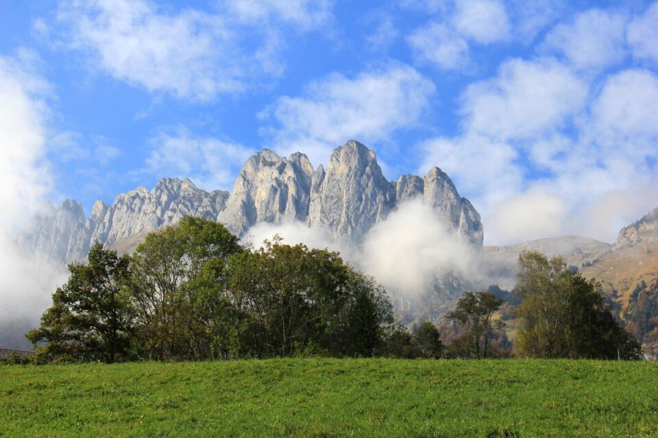 Landscape sky clouds photo