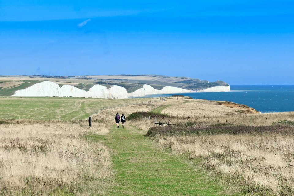 Sky coast landscape