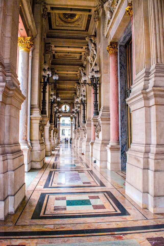 France opera house columns photo