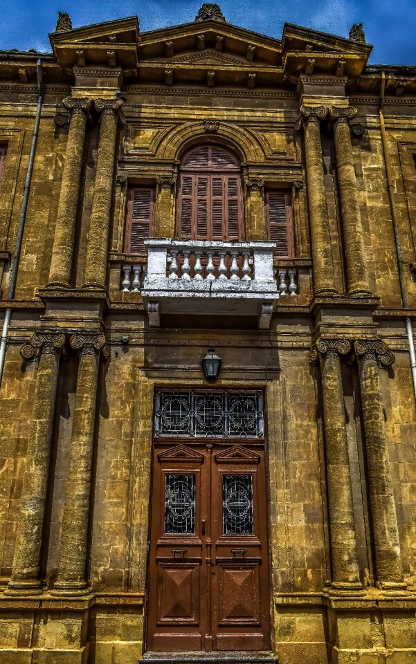 Old facade building