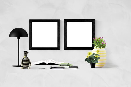 Frame interior template