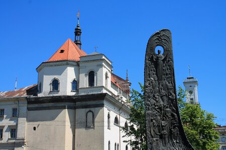 Monument taras shevchenko church