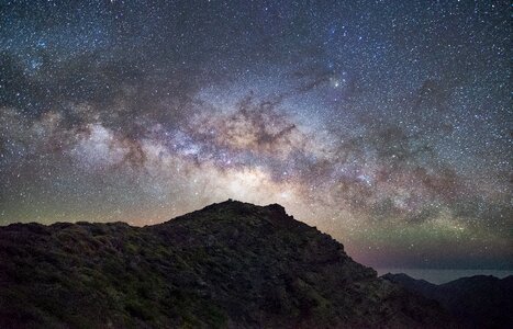 Starry sky astronomy constellation photo