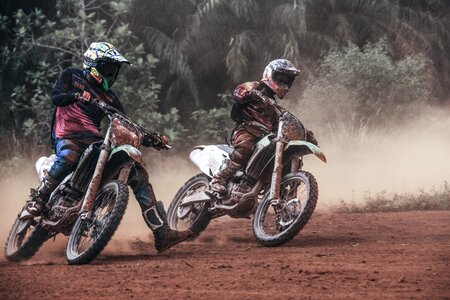 Speed motocross motorcycle