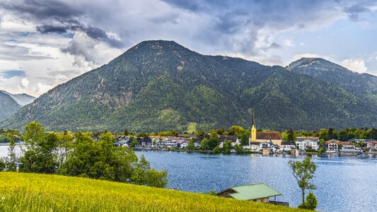 Bavaria alpine lake photo
