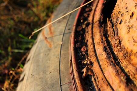 Old rusty retro