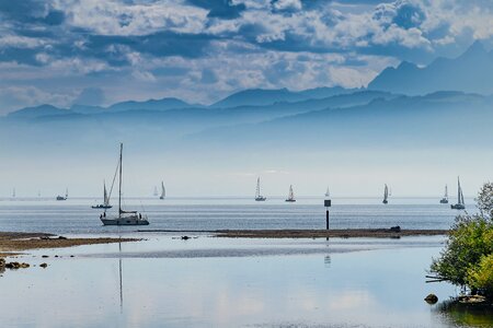 Water lake constance active photo