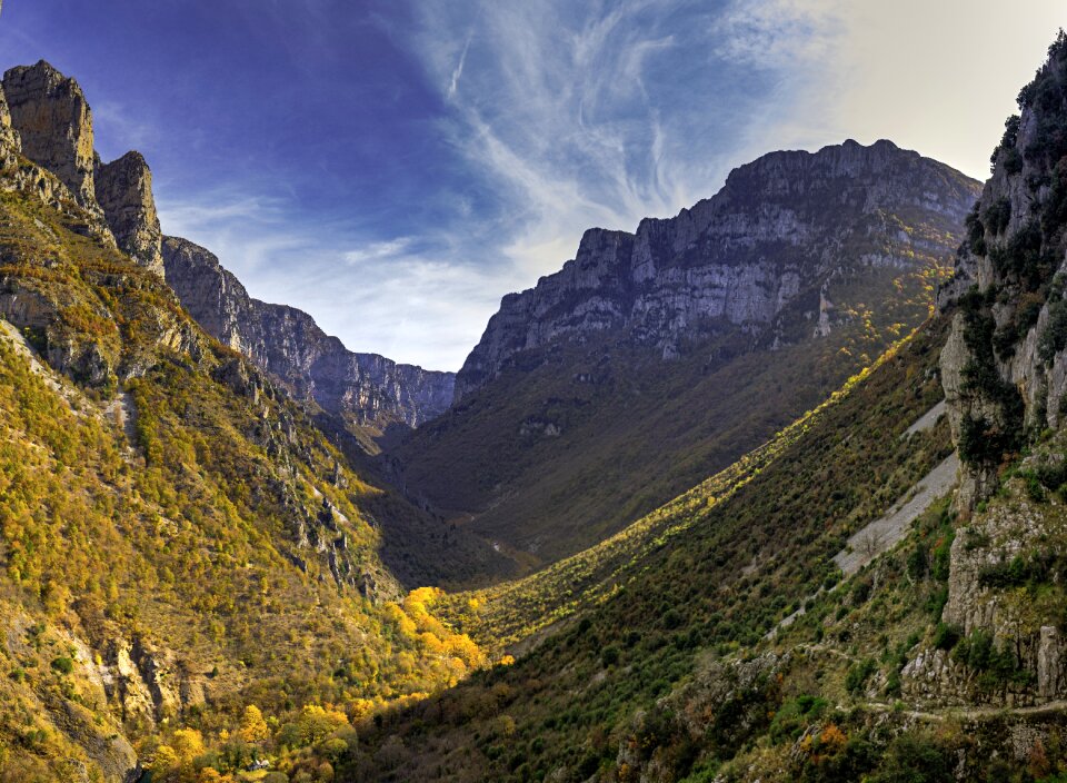 Valley nature landscape