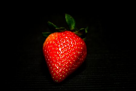 Red food fresh strawberries photo
