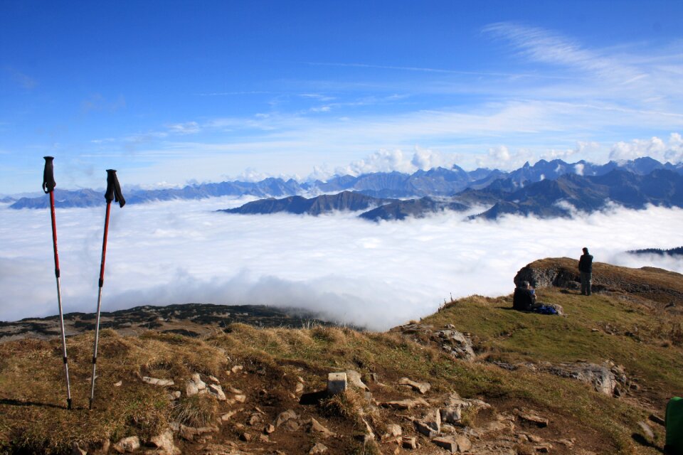 Kleinwalsertal fog good view