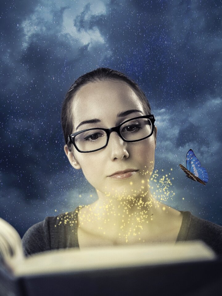 Library magic study